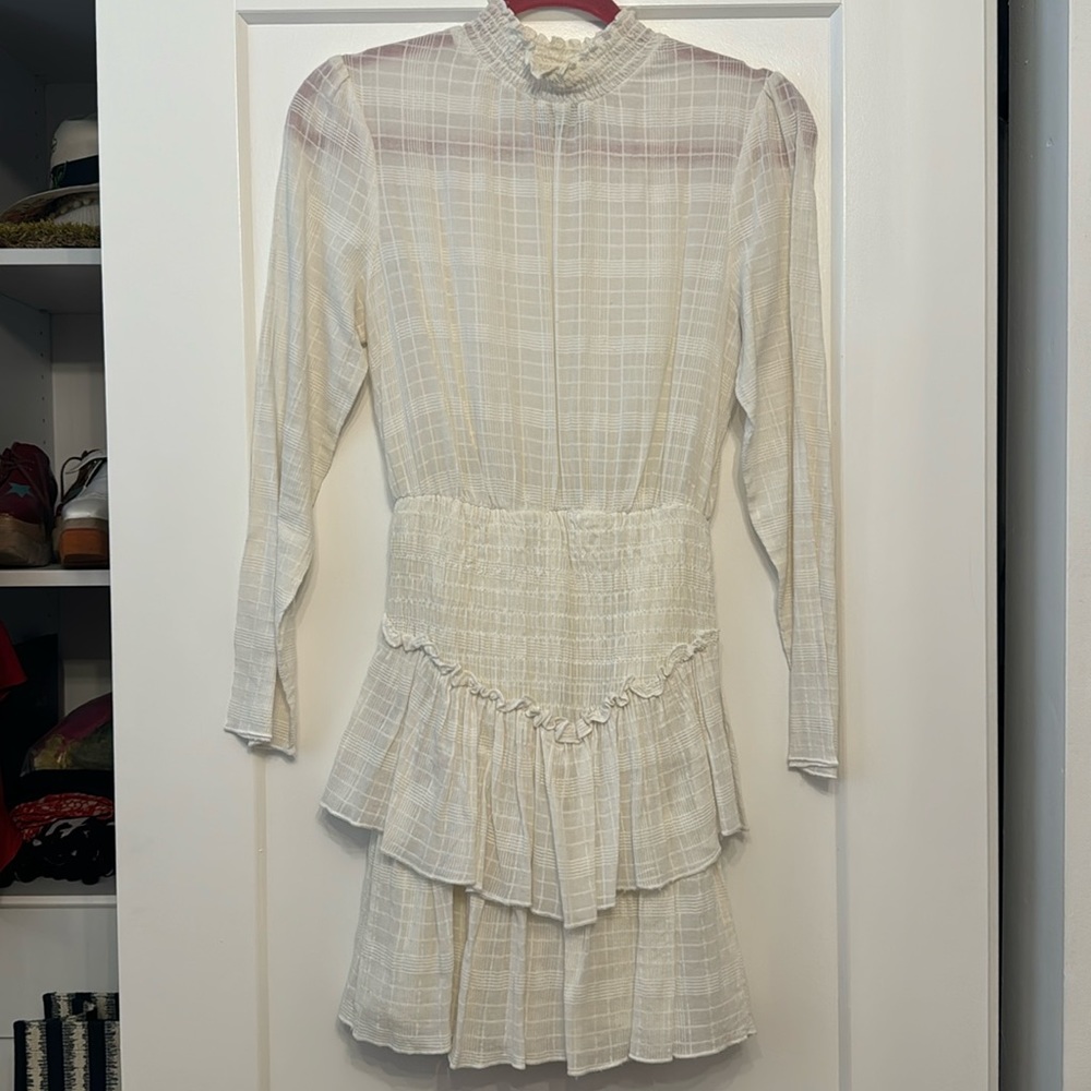 White mini dress